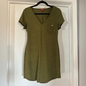 Guess microsuede t-shirt mini dress